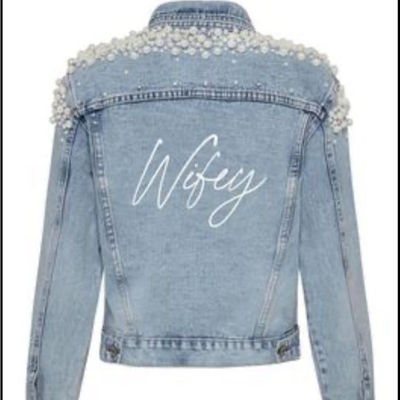 Wifey Jean Jacket - Picture 1 of 4